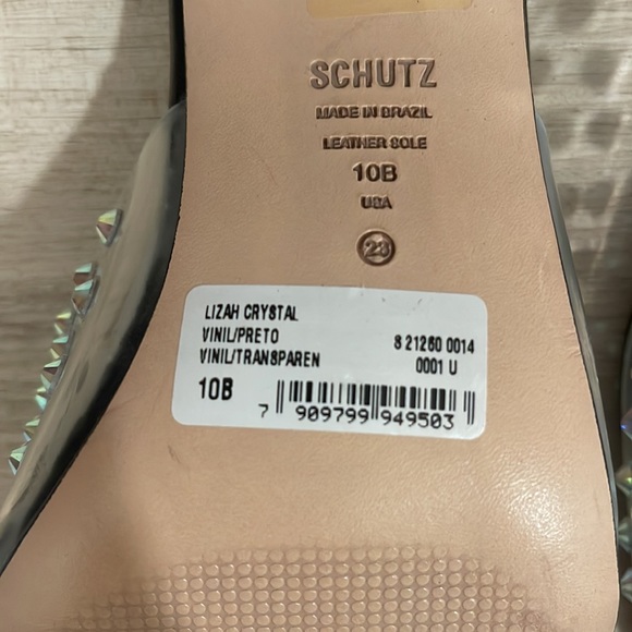 SCHUTZ Lizah crystal embellished heel sandal - Picture 5 of 5